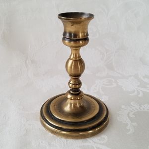Vintage Brass Candle Holder